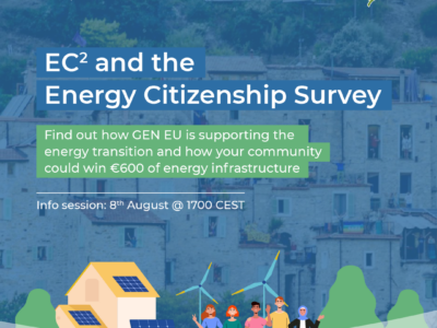 Complete the Energy Citizenship survey and win energy infrastructure for your community!