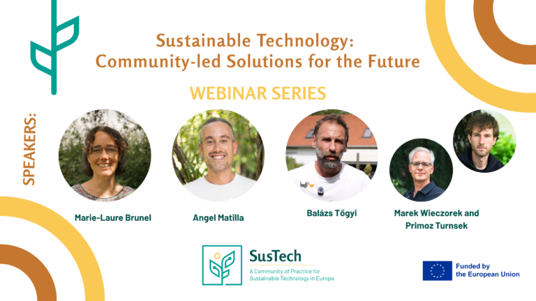 Sustainable Technology: Community-led Solutions for the Future Webinar Series